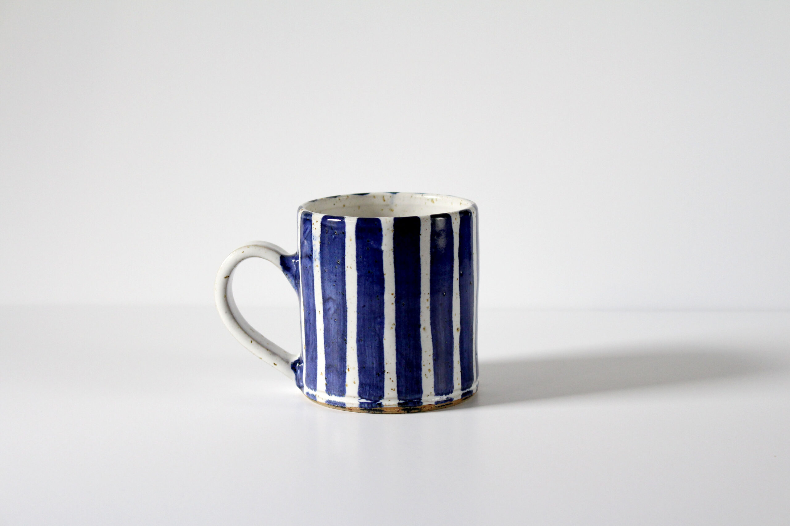 blue stripe cup blue stripe mug